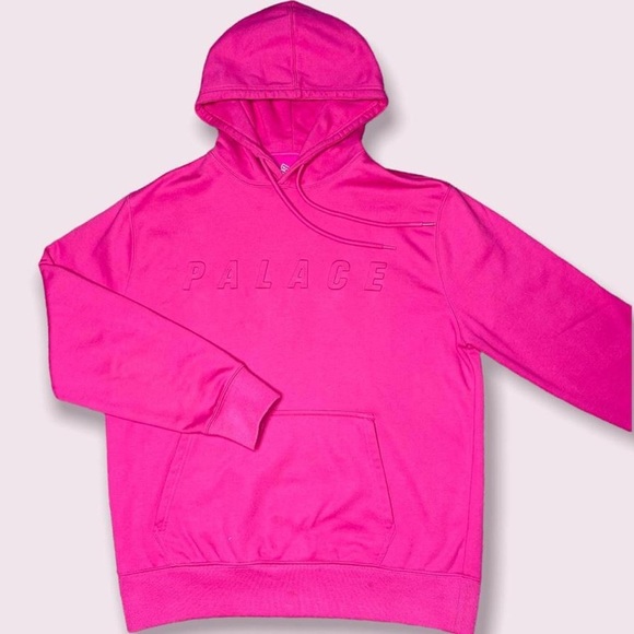 P-A-L Hot Pink Palace Pink Bubble Letter Hoodie - Picture 2 of 4
